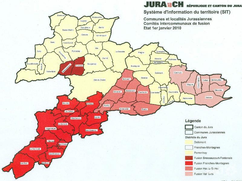 Le Jura veut accélérer les fusions de communes - RFJ votre radio régionale